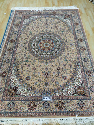 Sarrok Beige Iranian Rug
