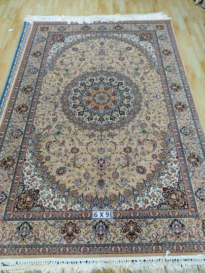 Sarrok Beige Iranian Rug