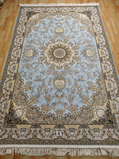 Arif Sky Blue Iranian Rug