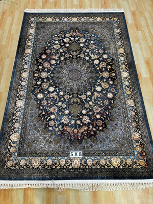 Eram Blue Iranian Rug