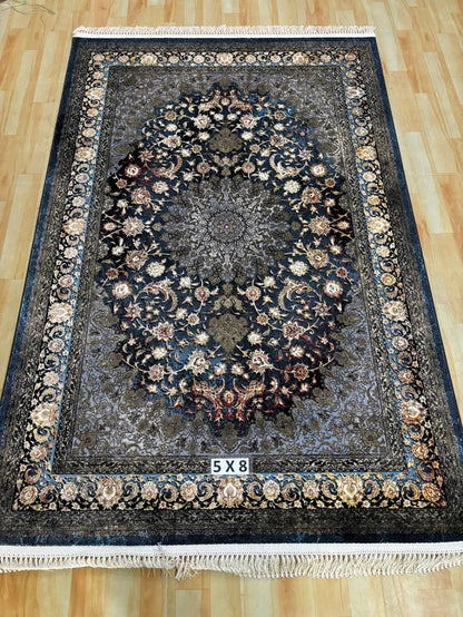Eram Blue Iranian Rug