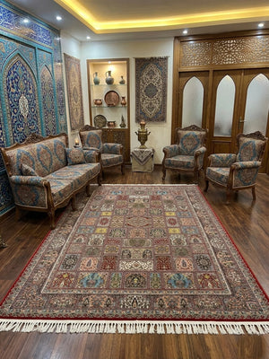 Tahsar Red Iranian Rug