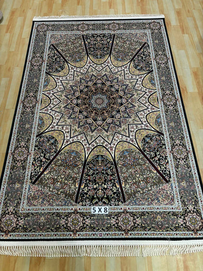 Mahvis  Cream Iranian Rug
