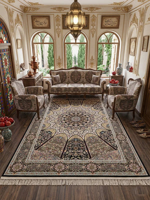 Mahvis  Cream Iranian Rug