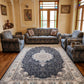 Saklain Grey Iranian Rug