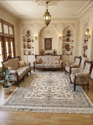 Rosan Cream Iranian Rug