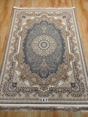 Quasim Grey Iranian Rug