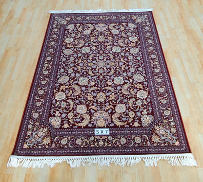 Fawaad Maroon Iranian Rug