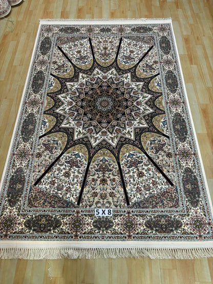 Jumaira Off White Iranian Rug
