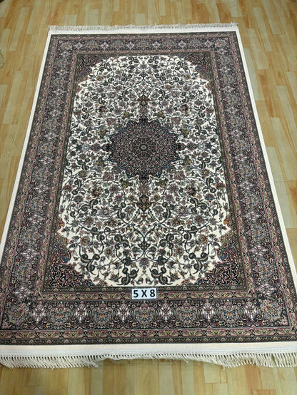 Latif Off White Iranian Rug