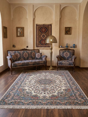 Qadir Beige Iranian Rug