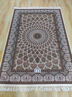 Wakmar Off White Iranian Rug