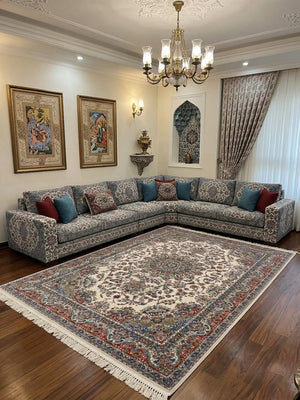 Sahzaad Cream Iranian Rug