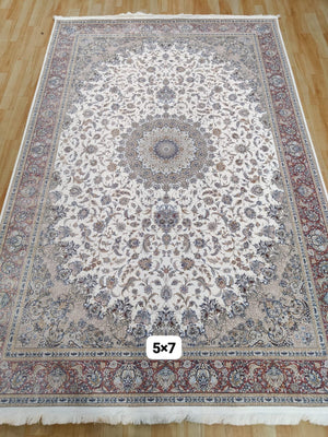 Fauz-Alnoor Off White Iranian Rug