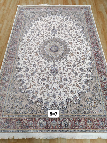 Fauz-Alnoor Off White Iranian Rug