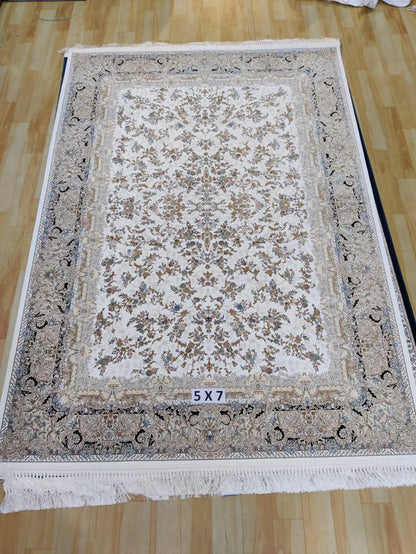 Pari-Zaad White Iranian Rug