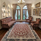 Firdosh-e-Kroojh Red Iranian Rug