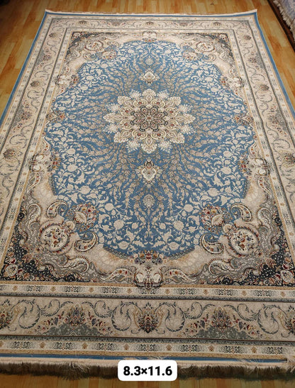 Zardozi Blue Iranian Rug