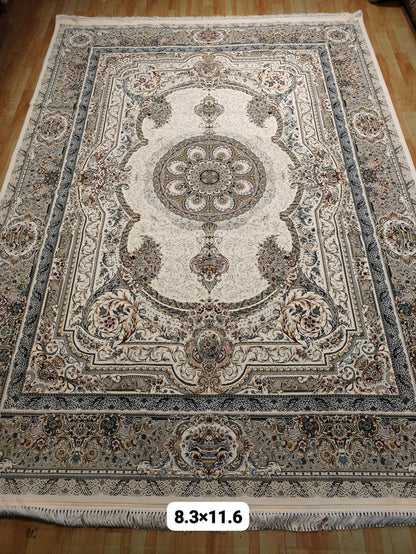 Gause-Darbar Cream Iranian Rug