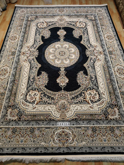 Rehana Black Iranian Rug