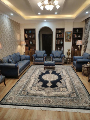 Rehana Black Iranian Rug