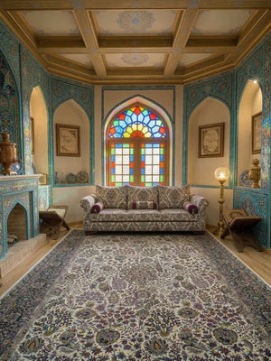 Rahmani Cream Iranian Rug
