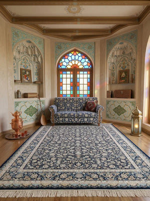 Arshad Black Iranian Rug