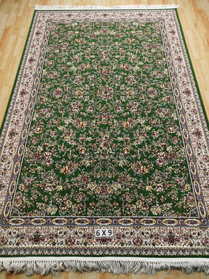 Waasiq Green Iranian Rug