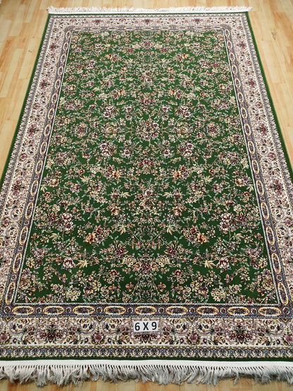 Waasiq Green Iranian Rug