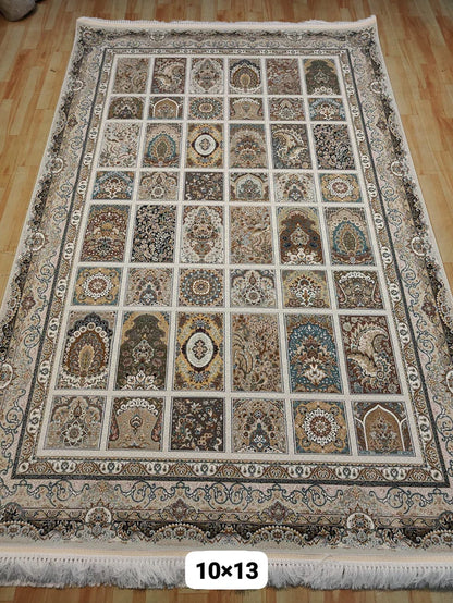 Zaafran Cream Iranian Rug