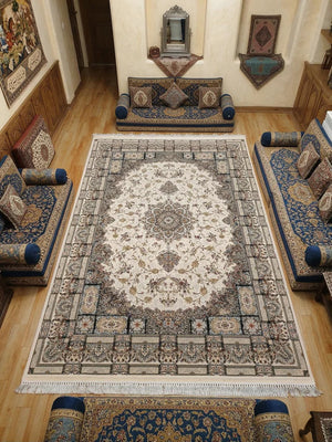 Fadura Cream Iranian Rug