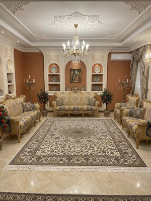 Hadiba Off White Iranian Rug