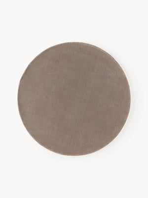 Moose Round Hand Tufted Rug
