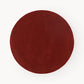 Burgundy Round Hand Tufted Rug