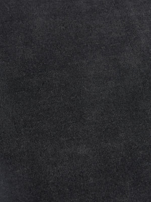 Black Round Hand Tufted Rug