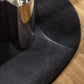 Black Round Hand Tufted Rug