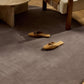 Brown Round Hand Tufted Viscose Silk Rug