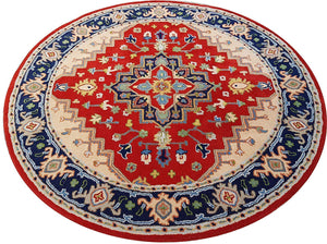 Dastor Round Hand Tufted Rug