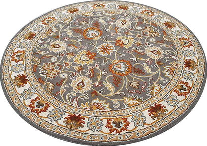 Sakren Round Hand Tufted Rug