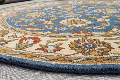 Tabdin Round Hand Tufted Rug