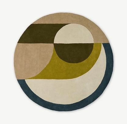 Haming New Zealand Wool Round Hand Tufted Rug