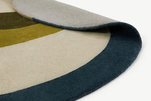 Haming New Zealand Wool Round Hand Tufted Rug