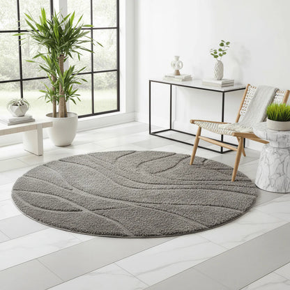 Earth Round  Shaggy Carpet & Rug
