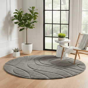 Earth Round  Shaggy Carpet & Rug