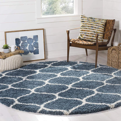 Acrelyic Round Shaggy Carpet & Rug