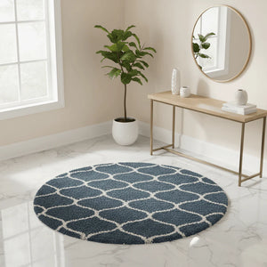 Acrelyic Round Shaggy Carpet & Rug