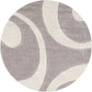 Cloudy Round Shaggy Carpet & Rug
