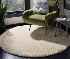 Wings Round Shaggy Carpet & Rug