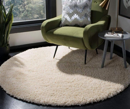 Wings Round Shaggy Carpet & Rug