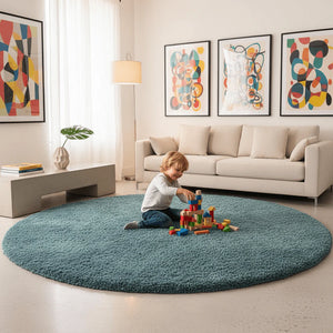 Loop Round Shaggy Carpet & Rug